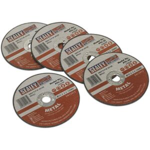 Loops 5 PK 75 x 2mm Flat Metal Cutting Disc - 10mm Bore - Heavy Duty Angle Grinder Loops 5 PK 75 x 2mm Flat Metal Cutting Disc - 10mm Bore - Heavy Duty Angle Grinder