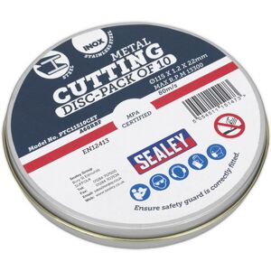 Loops 10 PACK Flat Metal Cutting Disc - 115mm x 1.2mm - 22mm Bore - General Purpose Loops 10 PACK Flat Metal Cutting Disc - 115mm x 1.2mm - 22mm Bore - General Purpose