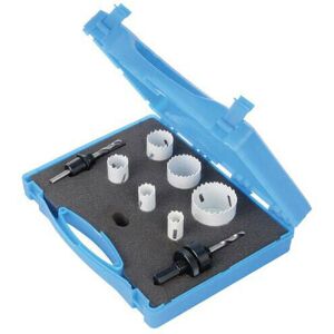 Loops 9 Piece 18 51mm Holesaw Kit + Arbors Bi Metal Hole Cutter For Electricians Loops 9 Piece 18 51mm Holesaw Kit + Arbors Bi Metal Hole Cutter For Electricians