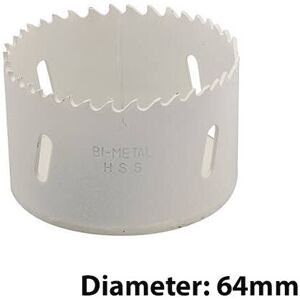 Loops Bi Metal Core Drill Bits 64mm Diameter HSS STEEL Wood Hole Saw Worktop Cutters Loops Bi Metal Core Drill Bits 64mm Diameter HSS STEEL Wood Hole Saw Worktop Cutters