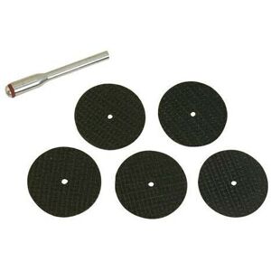 Loops 6 Piece Resin Cutting Disc Kit 5 x 31mm Discs & 1 x 3.1mm Diameter Mandrel Loops 6 Piece Resin Cutting Disc Kit 5 x 31mm Discs & 1 x 3.1mm Diameter Mandrel