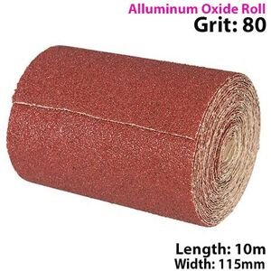 Loops 10m 80 Grit Aluminium Oxide Sand Paper Rolls Long Life Sanding Grinding Sheet Loops 10m 80 Grit Aluminium Oxide Sand Paper Rolls Long Life Sanding Grinding Sheet