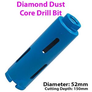 Loops 52mm x 150mm Diamond Core Drill Bit Hole Cutter For Brick Wall / Concrete Block Loops 52mm x 150mm Diamond Core Drill Bit Hole Cutter For Brick Wall / Concrete Block