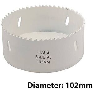 Loops Bi Metal Core Drill Bits 102mm Diameter HSS STEEL Wood Hole Saw Worktop Cutters Loops Bi Metal Core Drill Bits 102mm Diameter HSS STEEL Wood Hole Saw Worktop Cutters