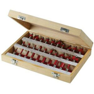 Loops 30 Piece TCT Router Bit Set 1/2" Shank Tungsten Carbide Blade Laminate Worktop Loops 30 Piece TCT Router Bit Set 1/2" Shank Tungsten Carbide Blade Laminate Worktop