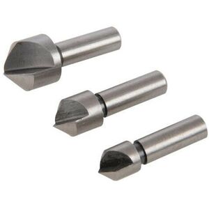 Loops 3 Piece HSS Countersink Set 10mm 12mm 16mm For Steel & Hard Metal Loops 3 Piece HSS Countersink Set 10mm 12mm 16mm For Steel & Hard Metal