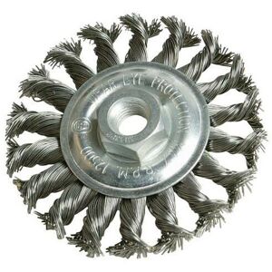 Loops 100mm Twist Knot Wire Wheel Brush Rust Paint Welding For Angle Grinder Loops 100mm Twist Knot Wire Wheel Brush Rust Paint Welding For Angle Grinder