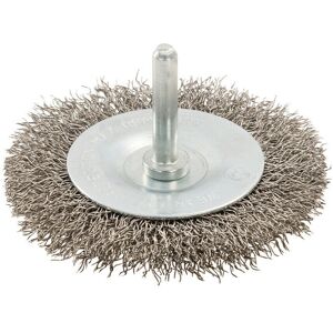 Loops 75mm Rotary Stainless Steel Wire Flat Brush 6mm Power Drill Shank Chuck Metal Loops 75mm Rotary Stainless Steel Wire Flat Brush 6mm Power Drill Shank Chuck Metal