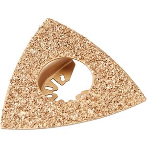 Loops 80mm Multi Tool Triangular Rasp Carbide Grit Grout & Mortar Remover File Bit Loops 80mm Multi Tool Triangular Rasp Carbide Grit Grout & Mortar Remover File Bit