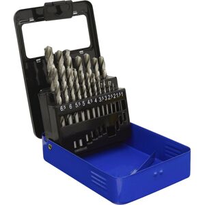 Loops 19 Piece Fully Ground HSS Drill Bit Kit - 1mm to 10mm Sizes - Split Point Tip Loops 19 Piece Fully Ground HSS Drill Bit Kit - 1mm to 10mm Sizes - Split Point Tip