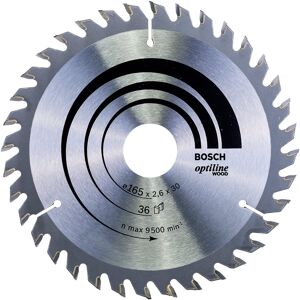 Bosch 2608640603 Optiline Wood Circular Hand Saw Blade, 165mm x 2.6mm x 30mm, 36 Bosch 2608640603 Optiline Wood Circular Hand Saw Blade, 165mm x 2.6mm x 30mm, 36