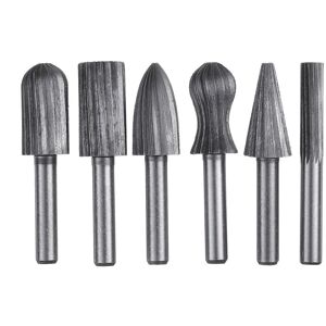 GreenZech 6pcs 6mm Shank Tungsten Steel Carbide Burrs For Rotary Drill Bit Die Grinder GreenZech 6pcs 6mm Shank Tungsten Steel Carbide Burrs For Rotary Drill Bit Die Grinder