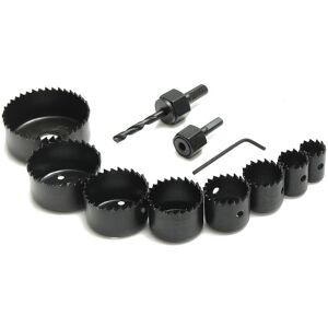 GreenZech 11pcs Hole Saw Cutter Set 19-64mm Carbon Steel for Wood Metal Cutting GreenZech 11pcs Hole Saw Cutter Set 19-64mm Carbon Steel for Wood Metal Cutting