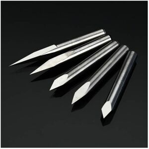 GreenZech 5pcs 3.175mm Shank 0.1mm 15/20/30/45/60 Degree Tungsten Steel Engraving Bits CNC GreenZech 5pcs 3.175mm Shank 0.1mm 15/20/30/45/60 Degree Tungsten Steel Engraving Bits CNC