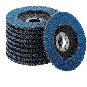 GreenZech (40#) 10Pcs 115mm 4.5 Inch Premium Zirconia Flap Disc Grinding Wheel 40-120 Grit GreenZech (40#) 10Pcs 115mm 4.5 Inch Premium Zirconia Flap Disc Grinding Wheel 40-120 Grit