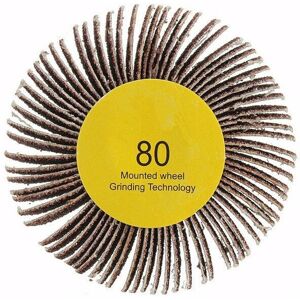 GreenZech (60) 60/80 Grit 6mm Shank Flap Wheel Disc Sanding Abrasive Grinding Wheel for Ro GreenZech (60) 60/80 Grit 6mm Shank Flap Wheel Disc Sanding Abrasive Grinding Wheel for Ro