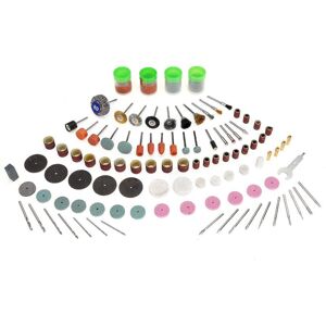 GreenZech 147pcs Electric Grinder Rotary Tools Accessory Set Sanding Polishing Cutting Der GreenZech 147pcs Electric Grinder Rotary Tools Accessory Set Sanding Polishing Cutting Der