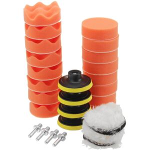 GreenZech 28pcs 3 Inch Waxing Buffing Polishing Sponge Pads Kit Sander Polisher Gross Poli GreenZech 28pcs 3 Inch Waxing Buffing Polishing Sponge Pads Kit Sander Polisher Gross Poli