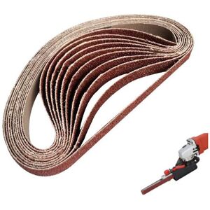 GreenZech (60) 10pcs 60 to 600 Grit 15mm x 452mm Sanding Belts for Angle Grinder Sanding B GreenZech (60) 10pcs 60 to 600 Grit 15mm x 452mm Sanding Belts for Angle Grinder Sanding B