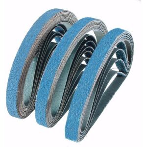 GreenZech (60#) 10Pcs 40 to 80 Grit Zirconia Sanding Belts 13x457mm Abrasive Grinding Tool GreenZech (60#) 10Pcs 40 to 80 Grit Zirconia Sanding Belts 13x457mm Abrasive Grinding Tool