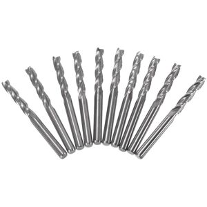 GreenZech 10pcs 3 Flutes Milling Cutter 3.175*17mm Carbide End Mill CNC Cutting Tool GreenZech 10pcs 3 Flutes Milling Cutter 3.175*17mm Carbide End Mill CNC Cutting Tool