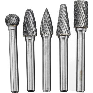 GreenZech RB29 5pcs 6mm Shank Tungsten Carbide Burr Rotary Cutter file Set Engraving Tool GreenZech RB29 5pcs 6mm Shank Tungsten Carbide Burr Rotary Cutter file Set Engraving Tool
