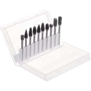 GreenZech (Set) 3x6mm Double Grain Tungsten Steel Grinding Head Rotary Burr Drill Bit Mill GreenZech (Set) 3x6mm Double Grain Tungsten Steel Grinding Head Rotary Burr Drill Bit Mill