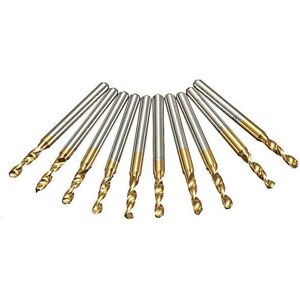 GreenZech 10pcs 3.175mm Shank 2.5mm HSS Titanium Coated Drill Bits PCB GreenZech 10pcs 3.175mm Shank 2.5mm HSS Titanium Coated Drill Bits PCB