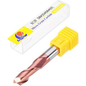 GreenZech (8.0mm) 1-8mm 2 Flutes Tungsten Carbide End Mill Cutter HRC55 AlTiN Coating CNC GreenZech (8.0mm) 1-8mm 2 Flutes Tungsten Carbide End Mill Cutter HRC55 AlTiN Coating CNC