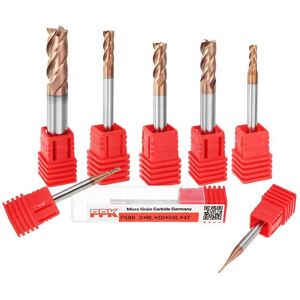 GreenZech (5.0mm) 1-8mm 4 Flutes HRC58 End Mill Cutter AlTiN Coating Carbide End Mill Cutt GreenZech (5.0mm) 1-8mm 4 Flutes HRC58 End Mill Cutter AlTiN Coating Carbide End Mill Cutt