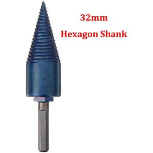 GreenZech (32mm Square Shank) 32/42mm Nano Blue Coated HSS Firewood Splitter Drill Bit Woo GreenZech (32mm Square Shank) 32/42mm Nano Blue Coated HSS Firewood Splitter Drill Bit Woo