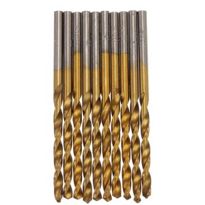GreenZech 50pcs Titanium Coated High Speed Steel Twist Drill Bit1/1.5/2/2.5/3mm BitWoodw GreenZech 50pcs Titanium Coated High Speed Steel Twist Drill Bit1/1.5/2/2.5/3mm BitWoodw