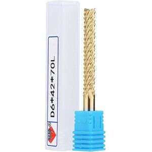 GreenZech (42mm) 6mm Shank Tungsten Carbide End Mill Titanuim Coated PCB Milling Cutter 22 GreenZech (42mm) 6mm Shank Tungsten Carbide End Mill Titanuim Coated PCB Milling Cutter 22