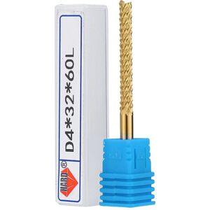 GreenZech (32mm) 4mm Shank 12-32mm Tungsten Carbide End Mill Titanuim Coated PCB Milling C GreenZech (32mm) 4mm Shank 12-32mm Tungsten Carbide End Mill Titanuim Coated PCB Milling C