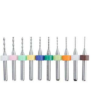 GreenZech (0.9mm) 10Pcs 0.6mm-1.5mm Tungsten Carbide PCB Drill Bits Print Circuit Board Mi GreenZech (0.9mm) 10Pcs 0.6mm-1.5mm Tungsten Carbide PCB Drill Bits Print Circuit Board Mi