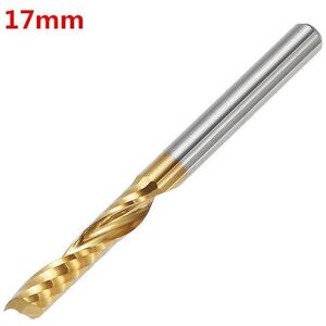 GreenZech (22mm) 3.175mm Shank 12/15/17/22mm Single Flute End Mill Cutter Titanium Coated GreenZech (22mm) 3.175mm Shank 12/15/17/22mm Single Flute End Mill Cutter Titanium Coated