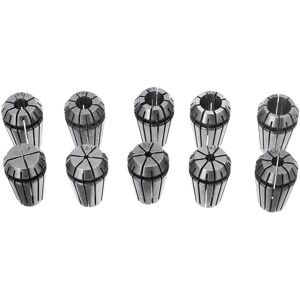 GreenZech (ER16-10pcs) ER11 ER16 ER20 Spring Collet Chuck Set CNC Milling Lathe Tool for E GreenZech (ER16-10pcs) ER11 ER16 ER20 Spring Collet Chuck Set CNC Milling Lathe Tool for E