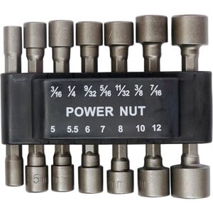 GreenZech (9pcs) Drill Bit Adapter Hexagon Power Nut Driver Drill Bit Socket Screwdriver W GreenZech (9pcs) Drill Bit Adapter Hexagon Power Nut Driver Drill Bit Socket Screwdriver W