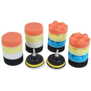 GreenZech 22pcs 3 Inch Buffing Waxing Polishing Sponge Pad Kit Set for Car Polisher Drill GreenZech 22pcs 3 Inch Buffing Waxing Polishing Sponge Pad Kit Set for Car Polisher Drill