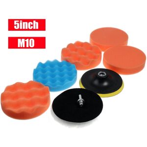 GreenZech (5 Inch) 8pcs 3/4/5/6/7 Inch Car Polishing Buffing Pad with Drill Adapter Hand B GreenZech (5 Inch) 8pcs 3/4/5/6/7 Inch Car Polishing Buffing Pad with Drill Adapter Hand B