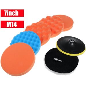 GreenZech (7 Inch) 8pcs 3/4/5/6/7 Inch Car Polishing Buffing Pad with Drill Adapter Hand B GreenZech (7 Inch) 8pcs 3/4/5/6/7 Inch Car Polishing Buffing Pad with Drill Adapter Hand B