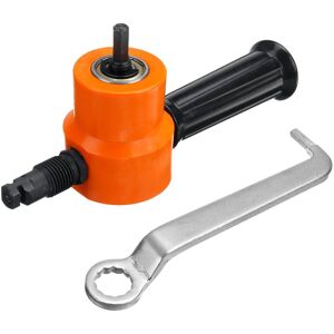 GreenZech Double Headed Sheet Metal Nibbler Cutter Drill Attachment Cutter with Extra Punc GreenZech Double Headed Sheet Metal Nibbler Cutter Drill Attachment Cutter with Extra Punc