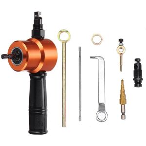 GreenZech 8pcs Double Headed Sheet Metal Cutting Nibbler Drill Attachment Metal Cutter Too GreenZech 8pcs Double Headed Sheet Metal Cutting Nibbler Drill Attachment Metal Cutter Too