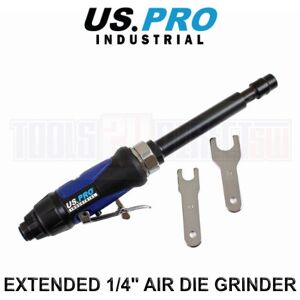 US PRO Industrial Extended Air Die Grinder Long Reach Shaft 1/4" Collet 8603 US PRO Industrial Extended Air Die Grinder Long Reach Shaft 1/4" Collet 8603