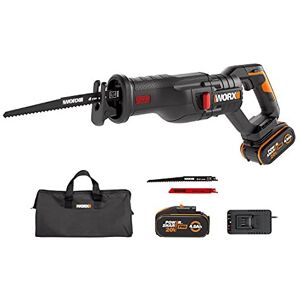 WORX 18V(20V MAX) Cordless Reciprocating Saw WX516, PowerShare, Brushless,Quick WORX 18V(20V MAX) Cordless Reciprocating Saw WX516, PowerShare, Brushless,Quick