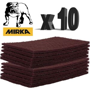 Mirka Mirlon Abrasive Finishing Pads Scotch Very Fine Red x 10 - Pack 10 Mirka Mirlon Abrasive Finishing Pads Scotch Very Fine Red x 10 - Pack 10