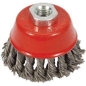 Silverline 868901 Steel TwistKnot Bowl Cup 75 mm Silverline 868901 Steel TwistKnot Bowl Cup 75 mm