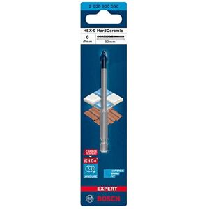 Bosch Professional 1x Expert HEX9 HardCeramic Drill Bit for Roof tiles Tiles 600 Bosch Professional 1x Expert HEX9 HardCeramic Drill Bit for Roof tiles Tiles 600