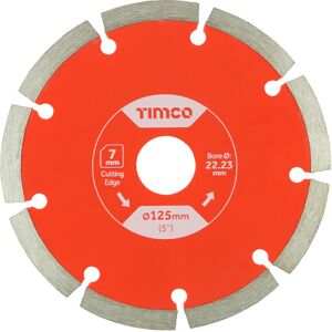 Timco Premium Diamond Blade Segmented - 125 x 22.2 (1 Pack) Timco Premium Diamond Blade Segmented - 125 x 22.2 (1 Pack)
