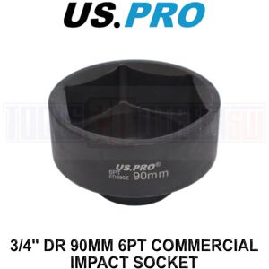 US PRO Tools 3/4" DR 90mm 6pt Commercial Impact Socket 3963 US PRO Tools 3/4" DR 90mm 6pt Commercial Impact Socket 3963